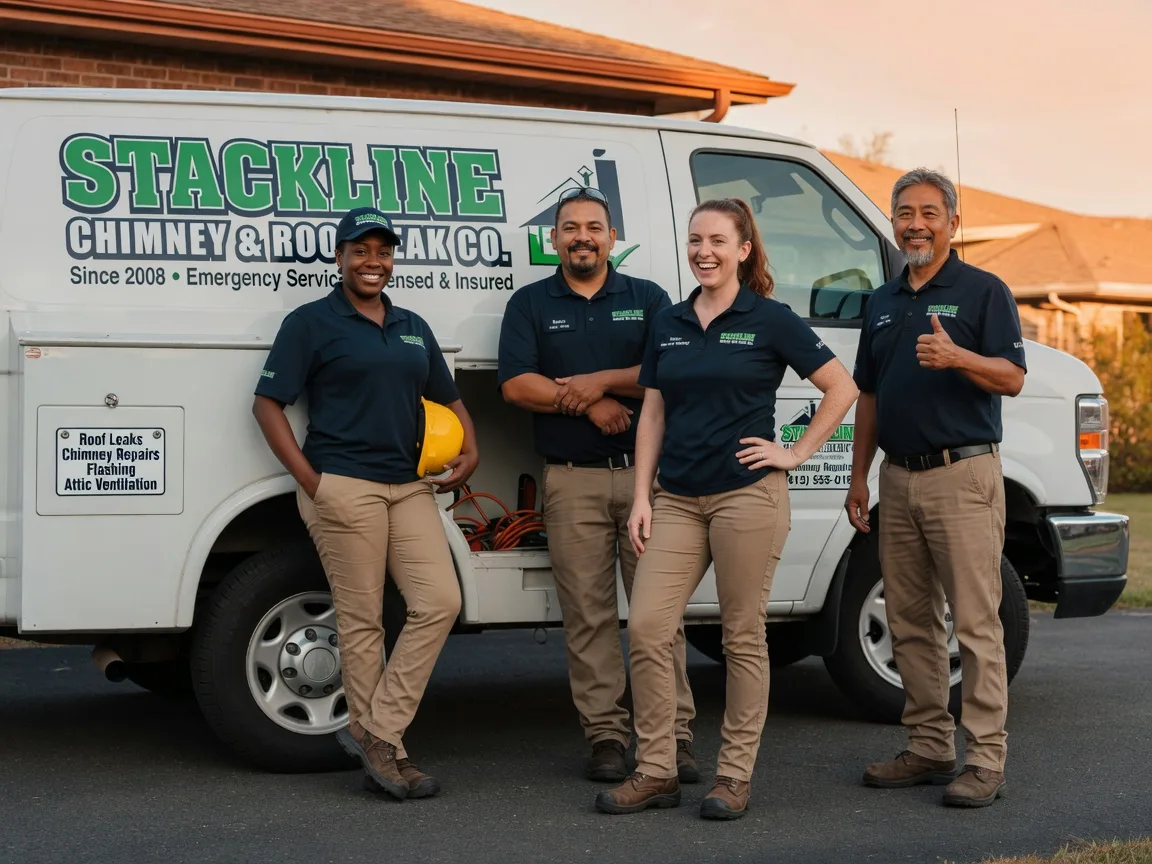 Chimney flashing repair company in Frederick, OK